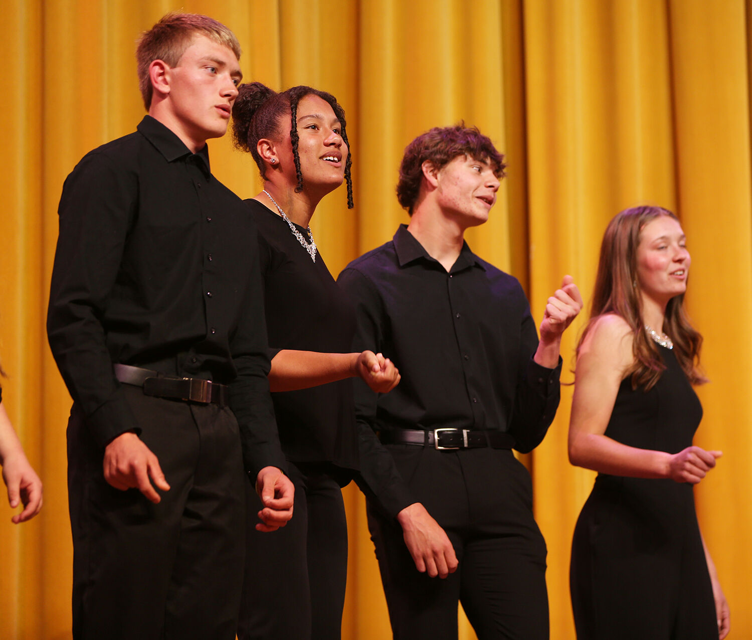 Balladiers choir started off the spring choir concert